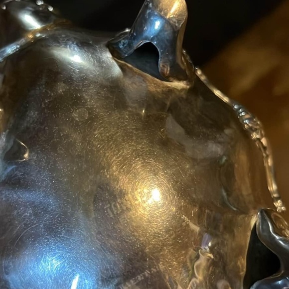 Towle Silver Ornate Teapot - Picture 4 of 4